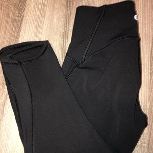 Lululemon Cropped Mesh Leggings